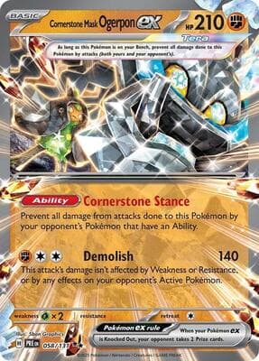 Cornerstone Mask Ogerpon ex Prismatic Evolutions #58