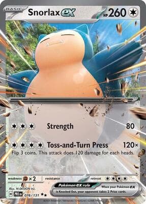 Snorlax ex Prismatic Evolutions #76