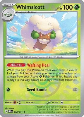 Whimsicott (Master Ball Pattern) Prismatic Evolutions #8
