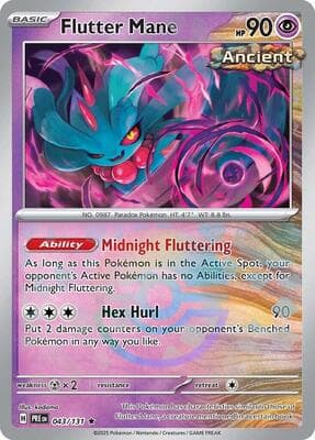 Flutter Mane · Poke Ball Pattern