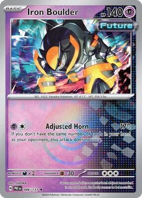 Iron Boulder · Poke Ball Pattern Prismatic Evolutions #46