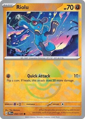 Riolu · Poke Ball Pattern Prismatic Evolutions #50