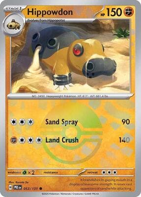 Hippowdon · Poke Ball Pattern Prismatic Evolutions #53