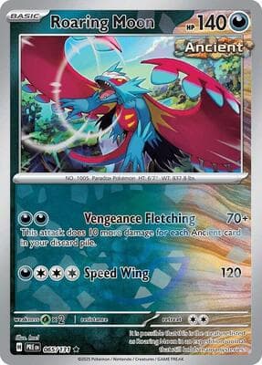 Roaring Moon (Master Ball Pattern) Prismatic Evolutions #65