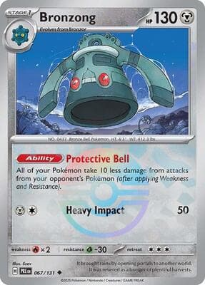 Bronzong (Master Ball Pattern) Prismatic Evolutions #67
