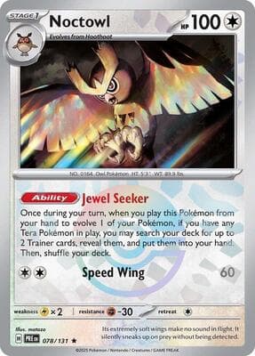 Noctowl (Master Ball Pattern) Prismatic Evolutions #78