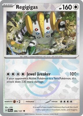 Regigigas (Master Ball Pattern) Prismatic Evolutions #86