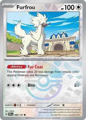 Furfrou (Master Ball Pattern) Prismatic Evolutions #88