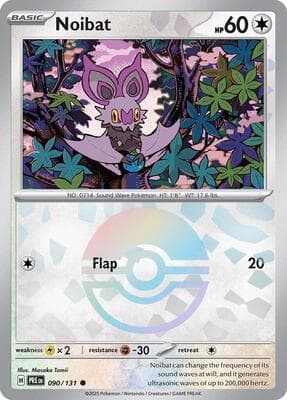 Noibat (Master Ball Pattern) Prismatic Evolutions #90