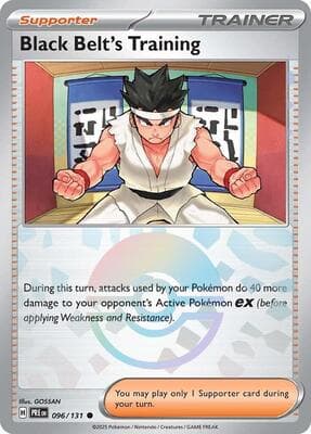 Black Belt's Training - 096/131 (Poke Ball Pattern) Prismatic Evolutions #96