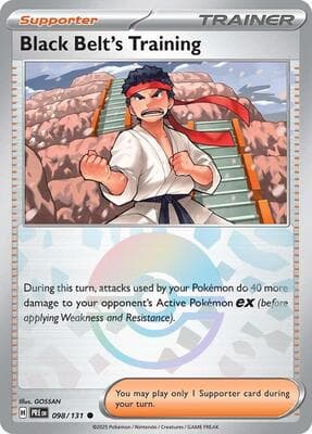 Black Belt's Training - 098/131 (Poke Ball Pattern) Prismatic Evolutions #98