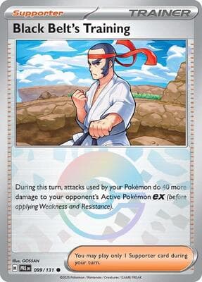 Black Belt's Training - 099/131 (Poke Ball Pattern) Prismatic Evolutions #99