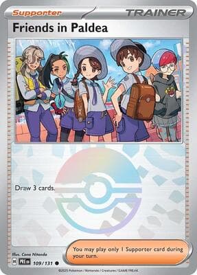 Friends in Paldea - 109/131 (Poke Ball Pattern) Prismatic Evolutions #109