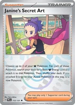 Janine's Secret Art - 112/131 (Poke Ball Pattern) Prismatic Evolutions #112