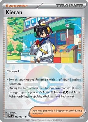 Kieran - 113/131 (Poke Ball Pattern) Prismatic Evolutions #113