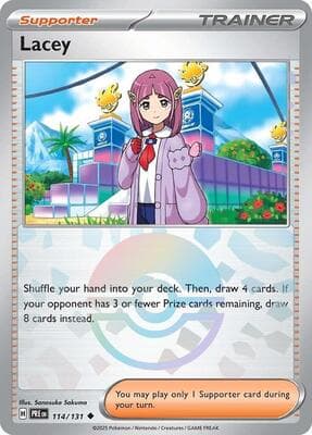 Lacey - 114/131 (Poke Ball Pattern) Prismatic Evolutions #114