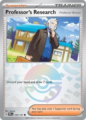 Professor's Research [Professor Rowan] (Poke Ball Pattern) Prismatic Evolutions #124