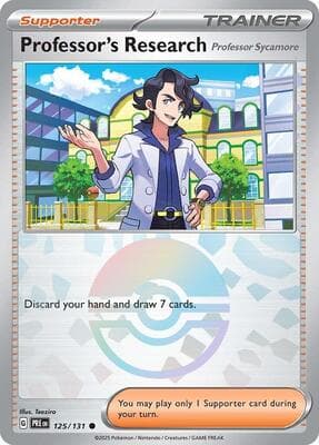 Professor's Research [Professor Sycamore] (Poke Ball Pattern) Prismatic Evolutions #125