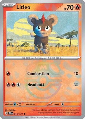 Litleo (Master Ball Pattern) Prismatic Evolutions #15