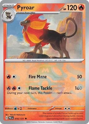 Pyroar (Master Ball Pattern) Prismatic Evolutions #16
