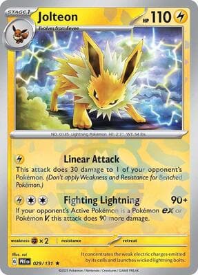 Jolteon · Master Ball Pattern Prismatic Evolutions #29
