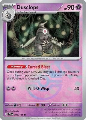 Dusclops · Master Ball Pattern