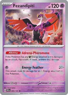 Fezandipiti · Master Ball Pattern Prismatic Evolutions #45