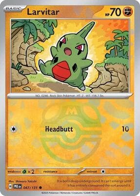 Larvitar · Master Ball Pattern
