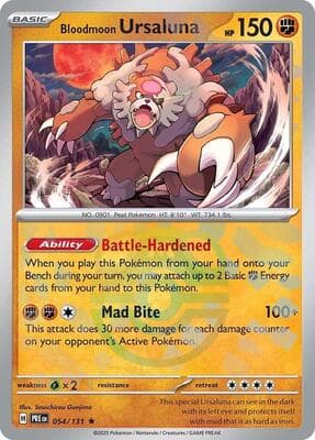 Bloodmoon Ursaluna (Master Ball Pattern) Prismatic Evolutions #54