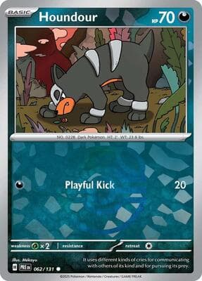 Houndour (Master Ball Pattern) Prismatic Evolutions #62