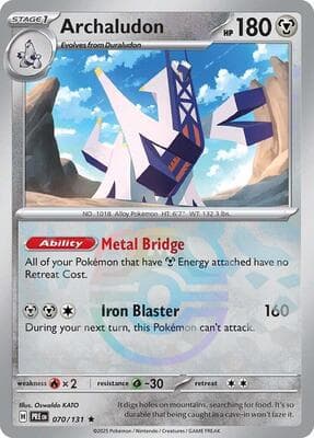 Archaludon (Master Ball Pattern) Prismatic Evolutions #70