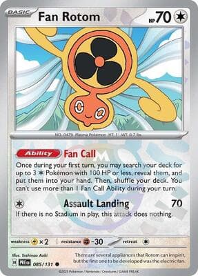 Fan Rotom (Master Ball Pattern) Prismatic Evolutions #85