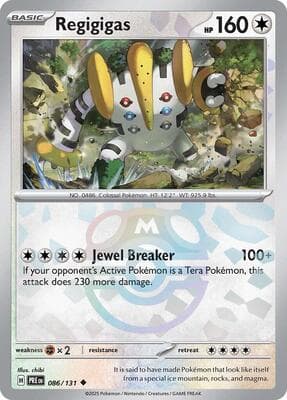 Regigigas · Master Ball Pattern Prismatic Evolutions #86