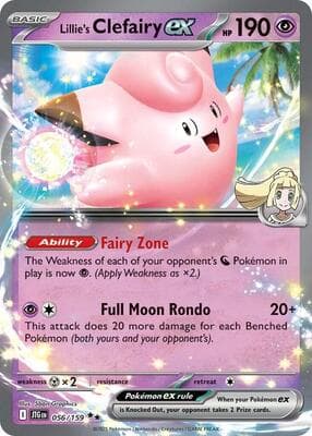 Lillie's Clefairy ex Journey Together #56