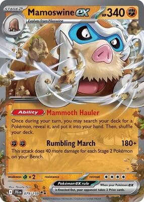 Mamoswine ex Journey Together #79