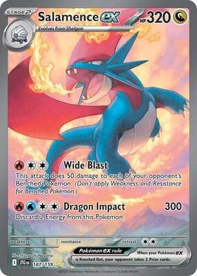 Salamence ex Journey Together #187
