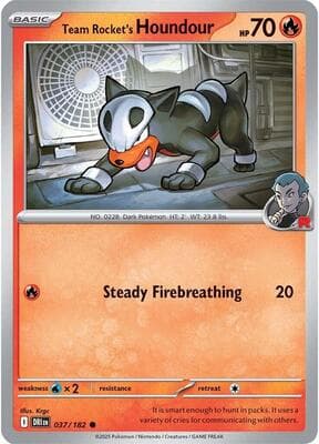 Team Rocket's Houndour Destined Rivals #37