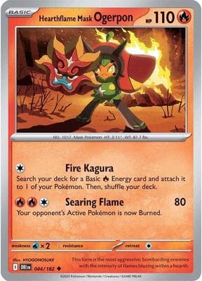 Hearthflame Mask Ogerpon Destined Rivals #44