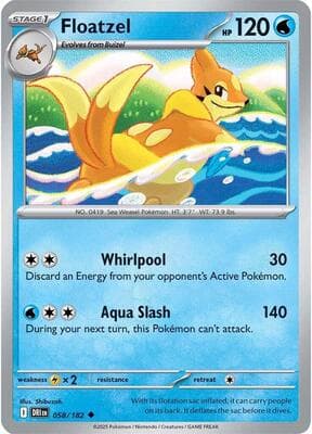 Floatzel Destined Rivals #58