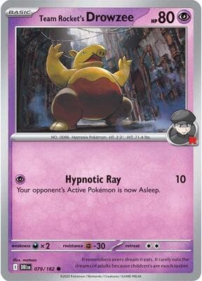 Team Rocket's Drowzee Destined Rivals #79