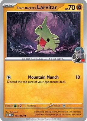 Team Rocket's Larvitar Destined Rivals #94