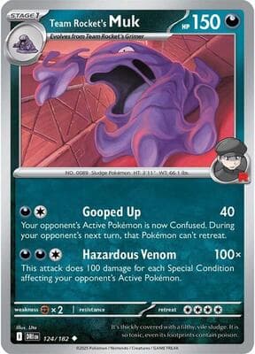Team Rocket's Muk Destined Rivals #124