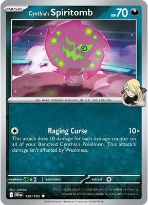 Cynthia's Spiritomb Destined Rivals #129