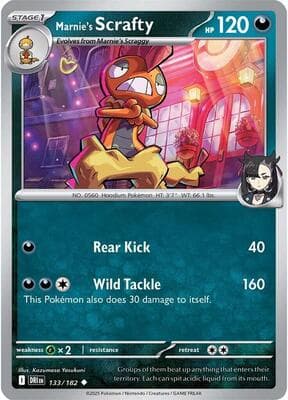 Marnie's Scrafty Destined Rivals #133