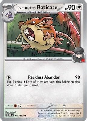 Team Rocket's Raticate Destined Rivals #148