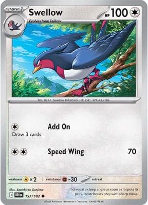 Swellow Destined Rivals #157