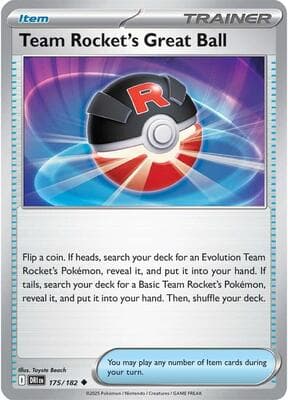 Team Rocket's Great Ball Destined Rivals #175