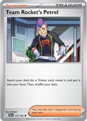 Team Rocket's Petrel Destined Rivals #176