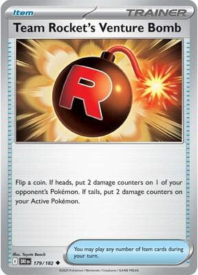 Team Rocket's Venture Bomb Destined Rivals #179