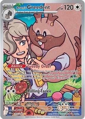 Arven's Greedent Destined Rivals #205